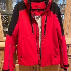 Obermeyer Red and Black Ski Jacket